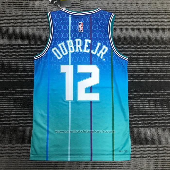 Maillot Charlotte Hornets Kelly Oubre JR. #12 Ville 2021-22 Bleu